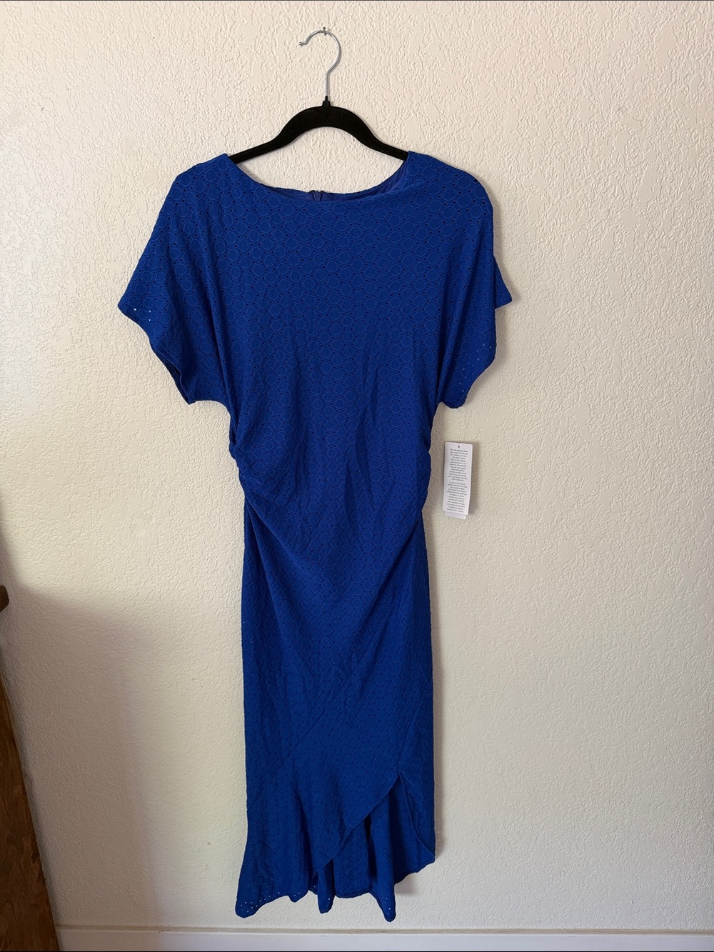 (4 for 20) London Style Royal Blue High-Low Midi Dress